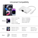 Lightning to Ethernet USB 3 Adapter