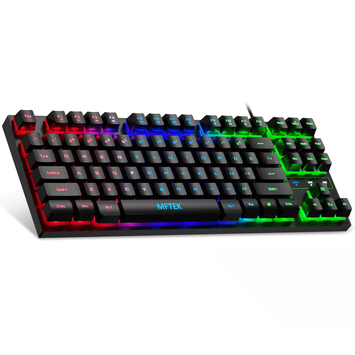 MFTEK Rainbow TKL Gaming Keyboard