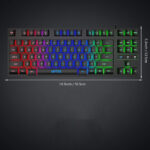 MFTEK Rainbow TKL Gaming Keyboard