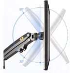 NB North Bayou H180 Dual Monitor Desk Mount Stand Full Motion Swivel - 2 Screens up to 32 - Load Capacity 12 Kg for Each Monitor