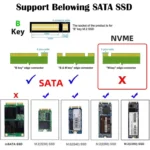 SATA III TO M.2 (NGFF) SSD Adapter (Not Support NVME)