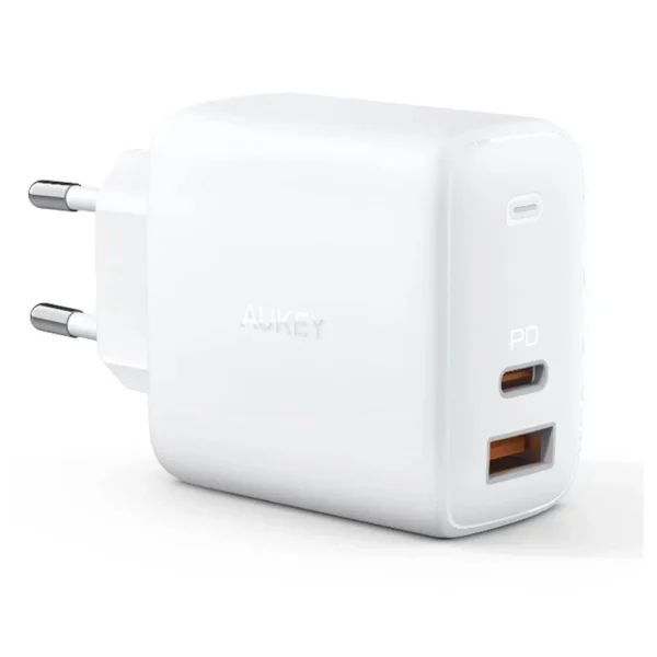 AUKEY PA-B3 65W USB C GaN PD Charger (White)