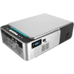 T6 Video projector 2000ANSI Lumens 1280P LCD Technology Mini Portable HD Theater Projector, Android Version, Support HDMI, AV, VGA, USB (Silver)