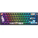 SKYLOONG GK68 RGB Gaming Keyboard - Gateron Optical Yellow Switch Hot Swappable (Dark Fairy Tale)