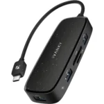 IVANKY USB C Hub 7-in-1 with 4K HDMI, 100W Power Delivery, 3 USB-A 3.0, SD/TF Card Readers