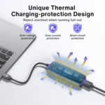 IVANKY USB C Hub 7-in-1 with 4K HDMI, 100W Power Delivery, 3 USB-A 3.0, SD/TF Card Readers