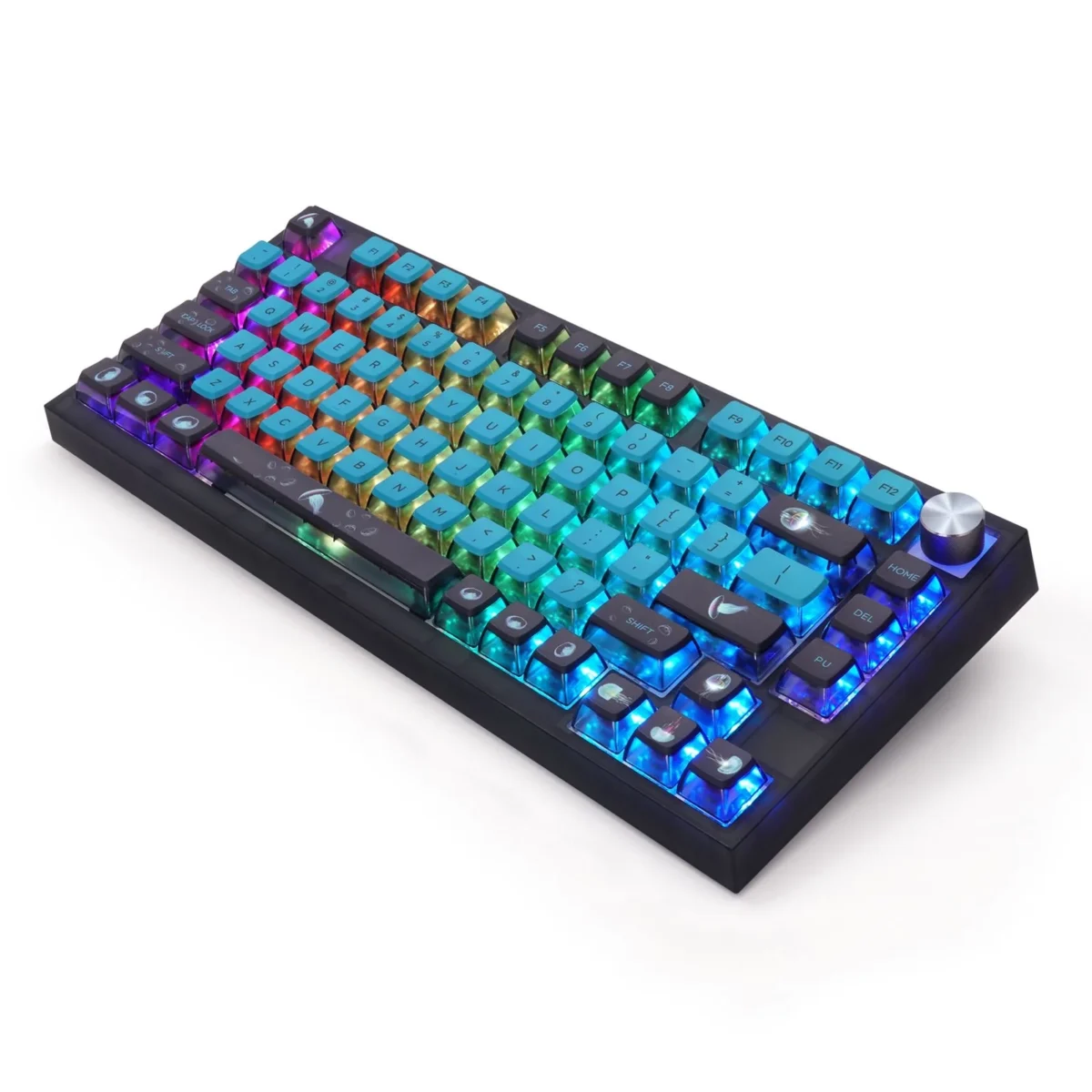 EPOMAKER SKYLOONG GK75 Jelly Fish RGB Gaming Keyboard - Gateron Optical Red Switch Hot Swappable