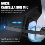 HUNTERSPIDER V-4 Gaming Headset - Stereo Sound (Blue)