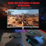 ZERODATE G26 TERMINATOR Gaming Mouse - Optical Sensor 7,200 DPI - Polling Rate 1000Hz - 8 Buttons