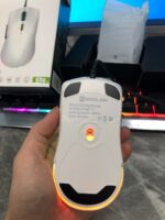 ZIDLI M80 RGB Gaming Mouse - 8800 DPI - Superlight 69G (White)