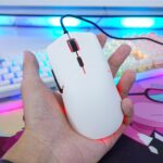 ZIDLI M80 RGB Gaming Mouse - 8800 DPI - Superlight 69G (White)