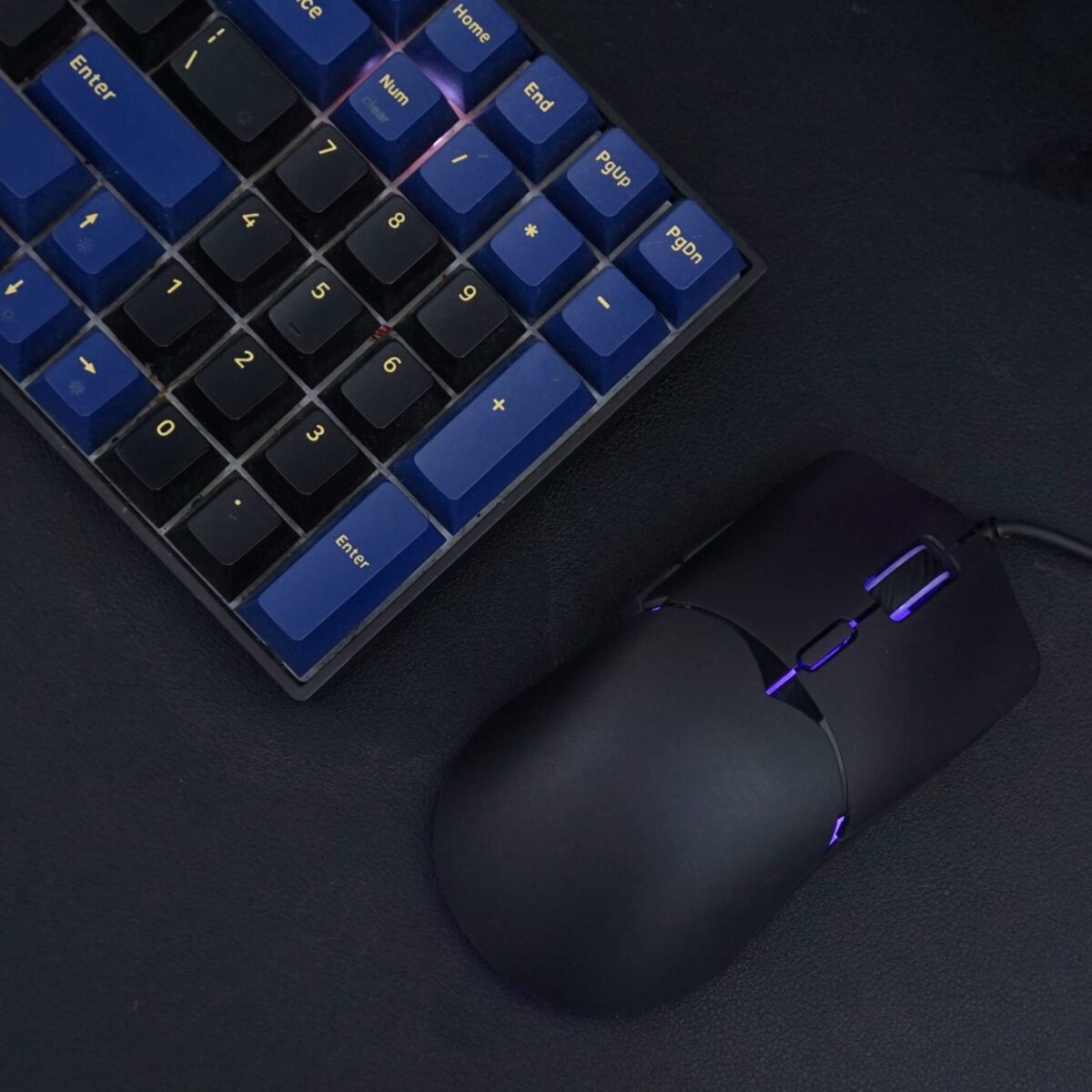 ZIDLI M80 RGB Gaming Mouse - 8800 DPI - Superlight 69G (Black)