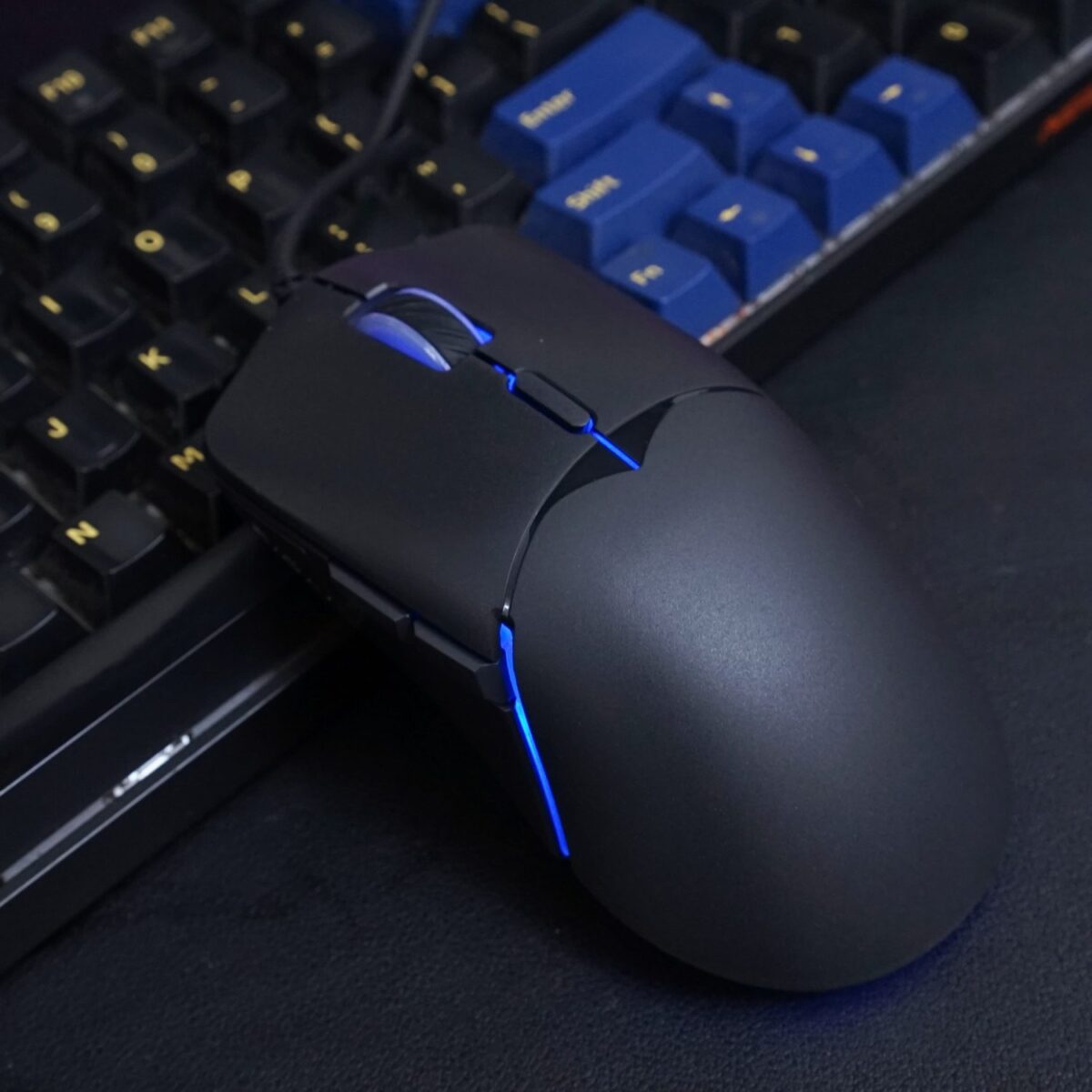 ZIDLI M80 RGB Gaming Mouse - 8800 DPI - Superlight 69G (Black)