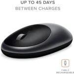 Satechi M1 Bluetooth Mouse for MacBook Pro with Rechargeable Type-C Port (Black)