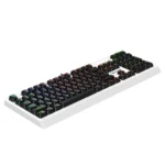 BLOODY B810RC Gaming Keyboard - Optical BLUE Switch - LK Tactile & Clicky (White)
