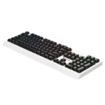 BLOODY B810RC Gaming Keyboard - Optical BLUE Switch - LK Tactile & Clicky (White)