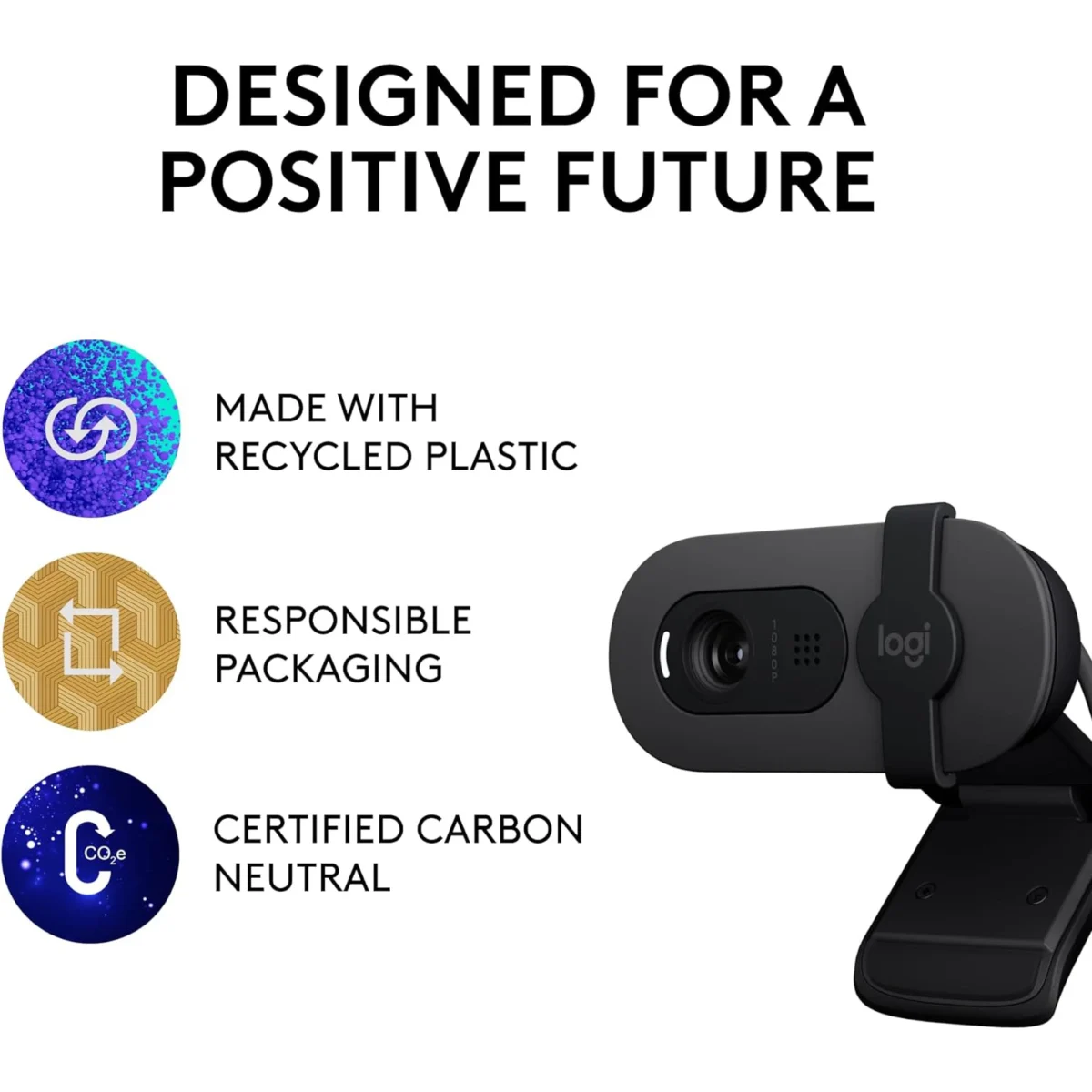 Logitech BRIO 100 Full HD 1080p webcam