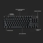 Logitech G413 TKL SE Mechanical Gaming Keyboard - Tactile Mechanical Switches