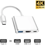 USB-C 3 in 1 to HDMI Adapter (Supports 4K 30Hz)