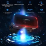 VR SHINECON VR Headset Compatible with iPhone & Android Virtual Reality VR Goggles