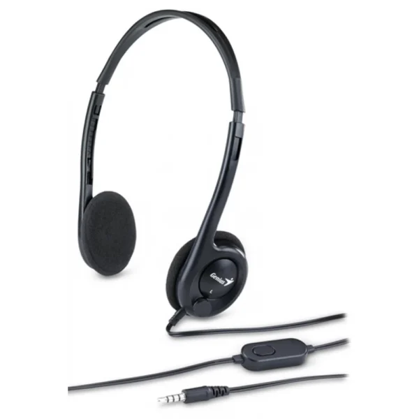Genius HS-M200C On Ear Office Headset Lightweight With Mic Noise-cancelling Microphone For Office, Call Center