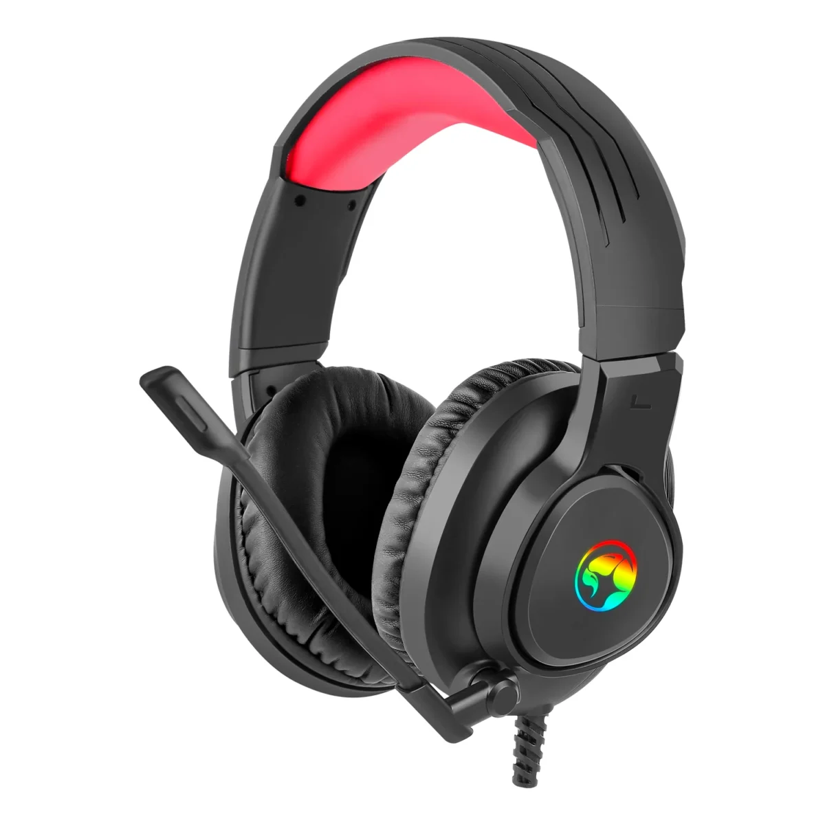 MARVO HG8958 RGB Gaming Headset - Stereo Surround Sound With Volume Control in Earcups
