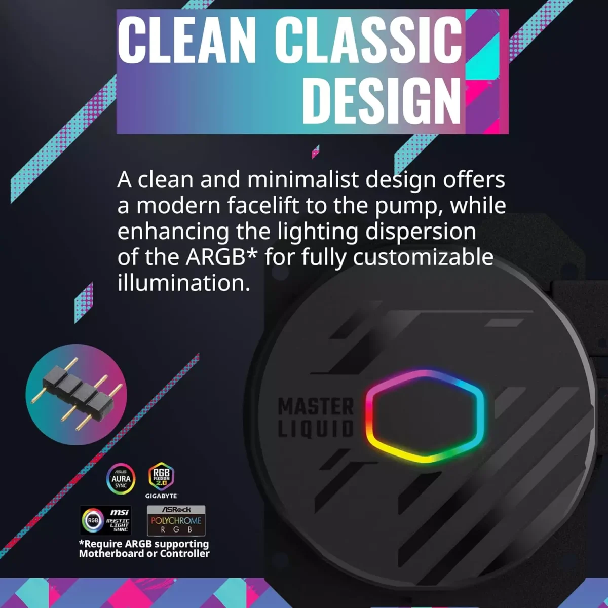 Cooler Master MasterLiquid 360L Core 360mm Close-Loop AIO Liquid Cooler