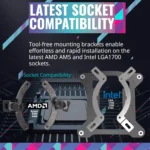 Cooler Master MasterLiquid 360L Core 360mm Close-Loop AIO Liquid Cooler