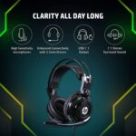 HP H200S USB Gaming Headset – 7.1 Surround Sound