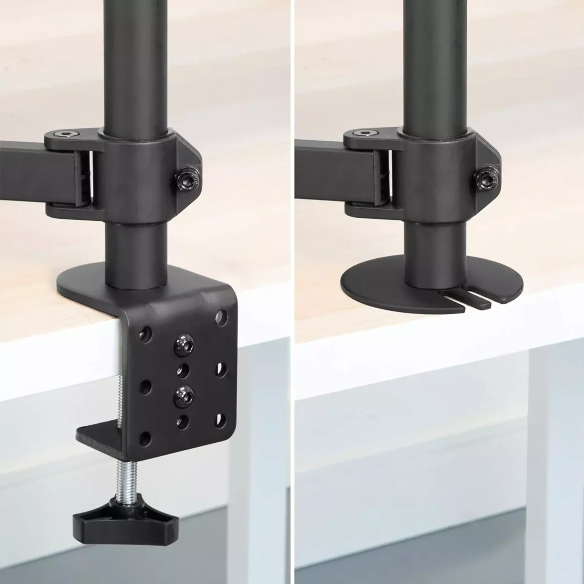 Laptop Desk Mount, Full Motion Laptop Arm with Vented Tray