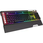 MARVO KG965G RGB Gaming Mechanical Keyboard - OUTEMU Blue Switch - Volume Wheel & Media Keys - Aluminium Frame - 2 USB Passthrough Port - Detchable Wrist