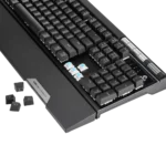 MARVO KG965G RGB Gaming Mechanical Keyboard - OUTEMU Blue Switch - Volume Wheel & Media Keys - Aluminium Frame - 2 USB Passthrough Port - Detchable Wrist