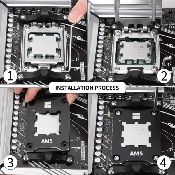 Thermalright AM5 CPU Frame + Thermal Paste TF7 2 Gram 12.8WM.K (Black)
