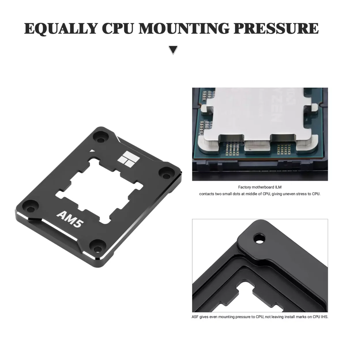Thermalright AM5 CPU Frame + Thermal Paste TF7 2 Gram 12.8WM.K (Black)