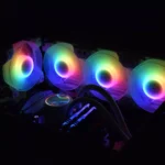 ID-COOLING DF-12025-ARGB Trio Snow Case Fan Addressable RGB 5V ARGB MB Aura Sync PWM Fan for CPU CoolerRaidatorPC Chassis (Remote Control Included)