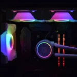 ID-COOLING DF-12025-ARGB Trio Snow Case Fan Addressable RGB 5V ARGB MB Aura Sync PWM Fan for CPU CoolerRaidatorPC Chassis (Remote Control Included)