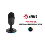 MARVO MIC06 USB RGB Gaming Microphone - Headphone 3.5MM outpute - MUTE button (Black)