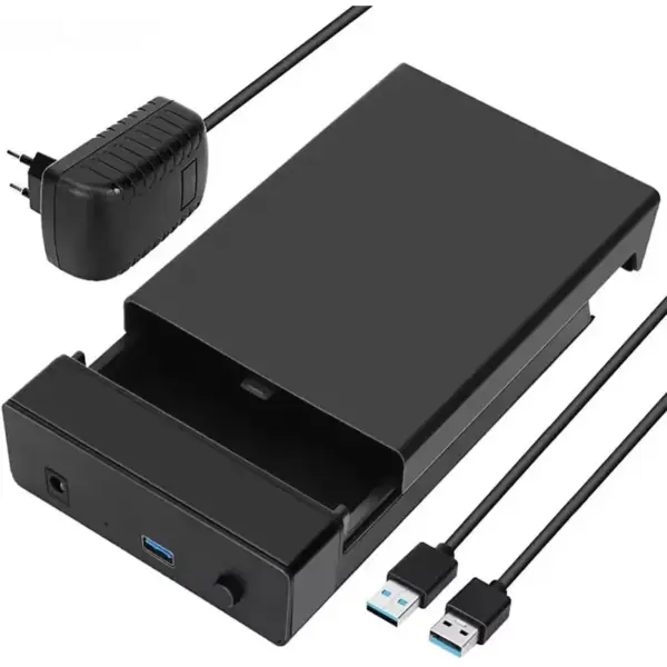 3.5 Inch SATA Hard Drive Enclosure USB 3.0 High Speed External Case