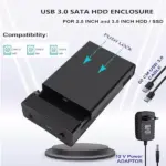 3.5 Inch SATA Hard Drive Enclosure USB 3.0 High Speed External Case
