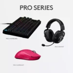 Logitech PRO X SUPERLIGHT Wireless Gaming Mouse HERO 25K (Magenta)