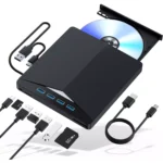 External Portable CD/DVD Burner Drive for Laptop - 7 in 1 USB 3.0 DVD Player