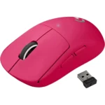 Logitech PRO X SUPERLIGHT Wireless Gaming Mouse HERO 25K (Magenta)