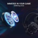 ABKONCORE B780 RGB Gaming Headset - 7.1 Surround Sounds, Noise-Cancelling Mic, with Vibration