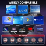 External Portable CD/DVD Burner Drive for Laptop - 7 in 1 USB 3.0 DVD Player