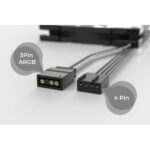 ID-COOLING 92MM ARGB Case Fan 15mm Thickness PWM Fan 5V 3 PIN ARGB Fan Slim Fan for RadiatorCPU CoolerComputer Case