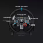 Logitech G29 Driving Force Racing Wheel and Pedals, Force Feedback, Real Leather + Logitech G Driving Force Shifter