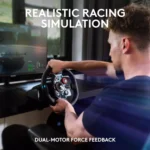 Logitech G29 Driving Force Racing Wheel and Pedals, Force Feedback, Real Leather + Logitech G Driving Force Shifter