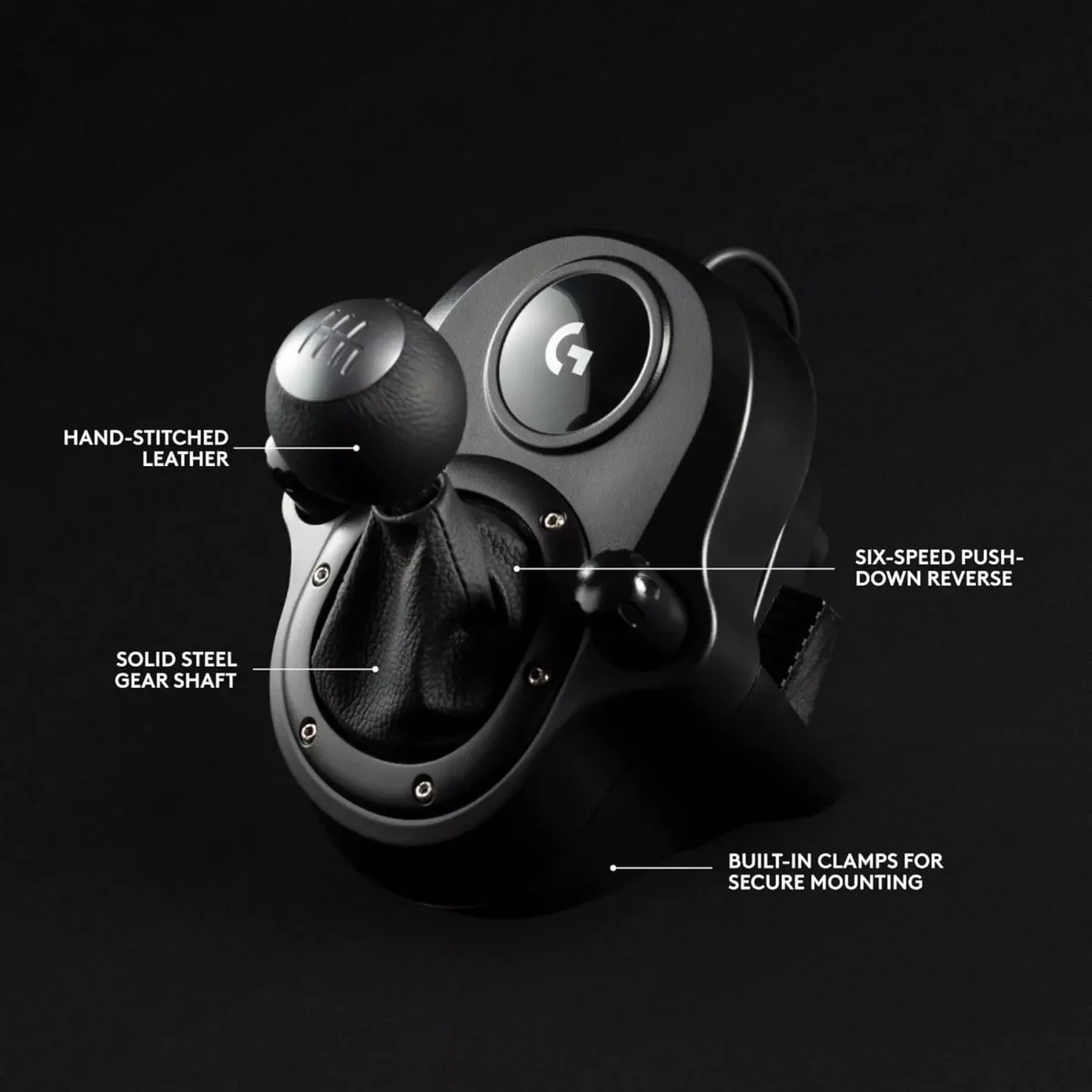 Logitech G29 Driving Force Racing Wheel and Pedals, Force Feedback, Real Leather + Logitech G Driving Force Shifter