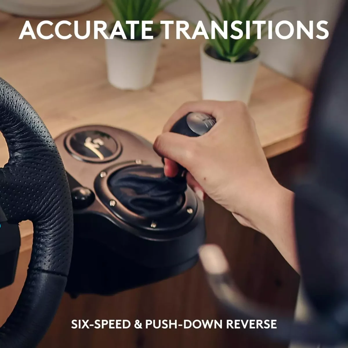 Logitech G29 Driving Force Racing Wheel and Pedals, Force Feedback, Real Leather + Logitech G Driving Force Shifter