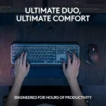 Logitech MX Keys S + MX Master 3S Combo - Performance Wireless Keyboard and Mouse with Palm Rest (Arabic)